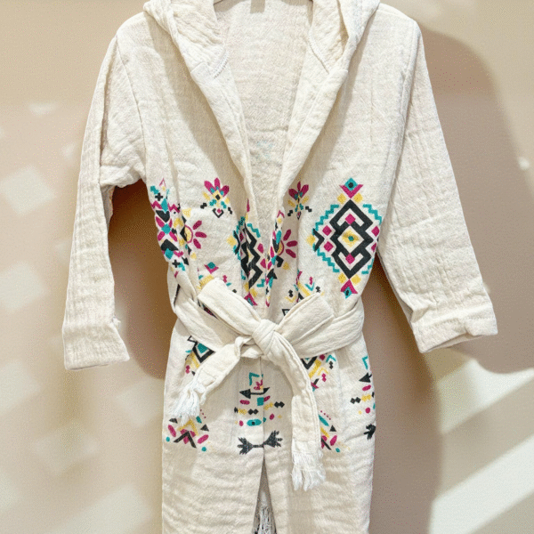 كيمونو إيقاع الأزتك (روب حمام للأطفال)