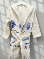 كيمونو شراع و روح (روب حمام للأطفال)