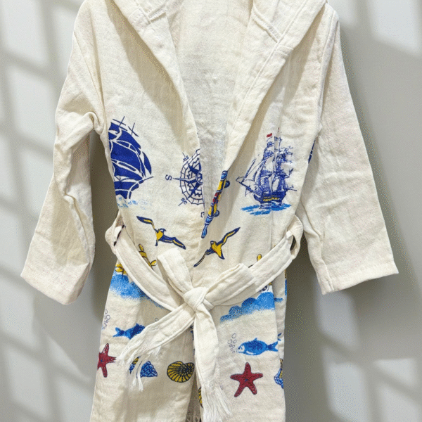 كيمونو شراع و روح (روب حمام للأطفال)