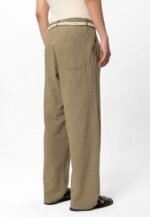 ⁦بنطلون قطن بحزام حبل - أخضر⁩ - الصورة ⁦2⁩