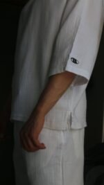 طقم تيشيرت و شورت - أبيض